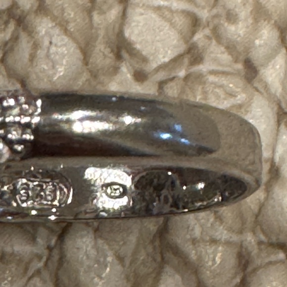 3 sterling silver and cubic zirconia rings - Picture 14 of 15